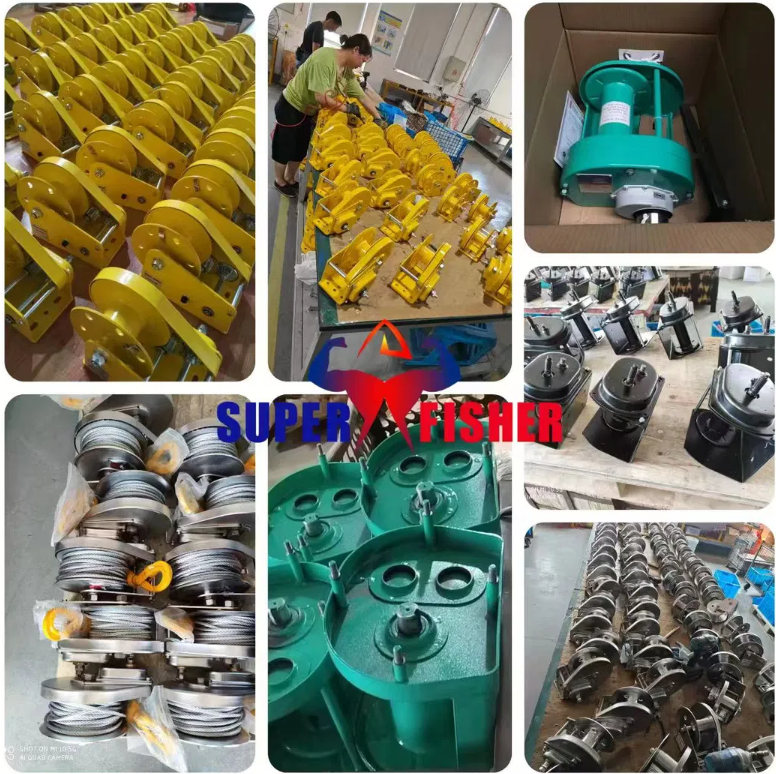 Customizable pulling capacity options for the heavy duty hand winch