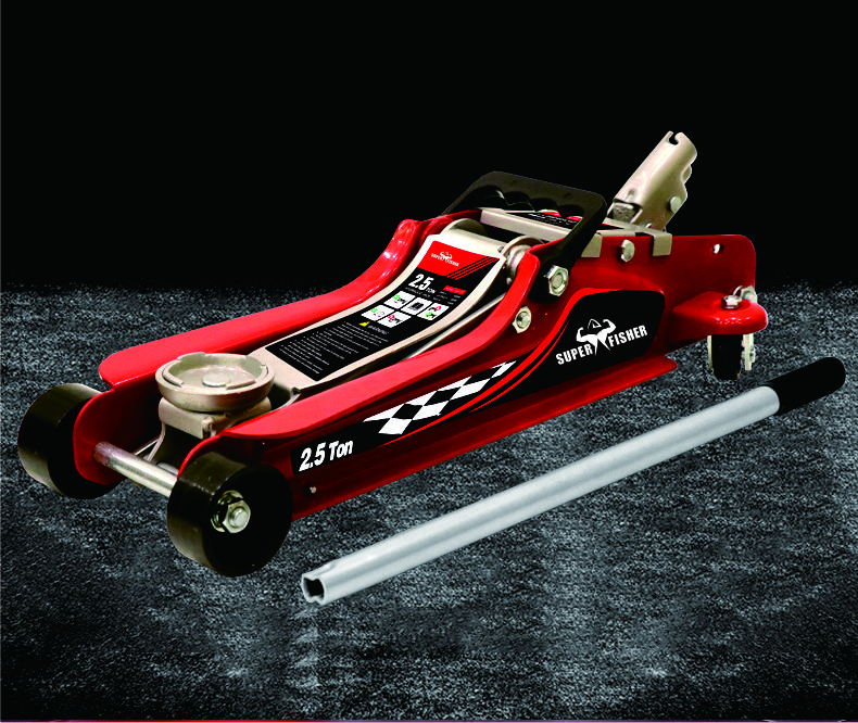 Built-in safety overload protection valve of the hydraulic floor jack