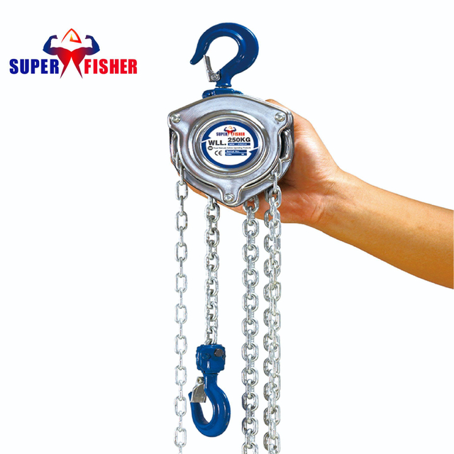  250KG Chain Block Hoist Heavy Duty Construction Tools For Lifting Equipment