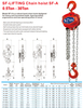 0.5Ton - 30Ton Manual Chain Hoist