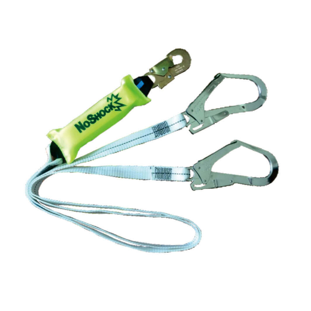DOUBLE LANYARD WITH ABSORBER WITH CE CERTIFICATE