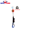 New En360-2023 CE Certificate Energy Absorber Type Retractable Fall Arrester with Aluminum Swivel Hook