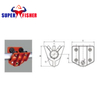 Factory Supply Load 300kg Ppt Pipe Manual Trolley Type for Industrial Filed