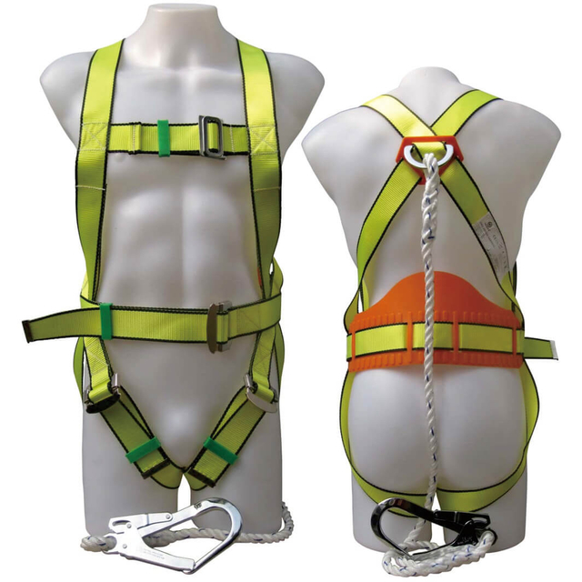 FULL BODY HARNESS WITH WITH ROPE AND HOOK