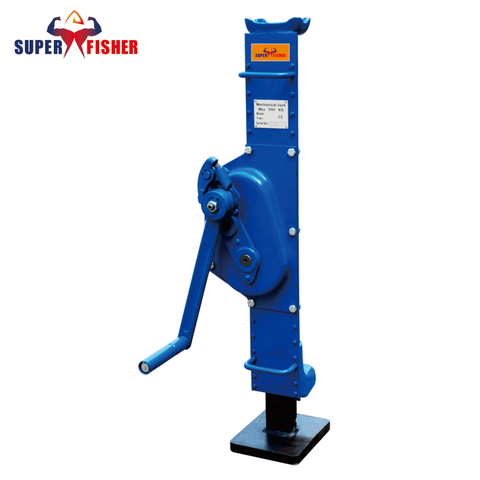 Heavy-Duty Mechanical Steel Jack with Folding Handle for Lifting Equipment 