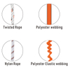 DOUBLE LANYARD WITH ABSORBER WITH CE CERTIFICATE