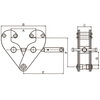 10 Ton Capacity Pipe Lifter Lifting Beam Clamp with Durable Forged Design