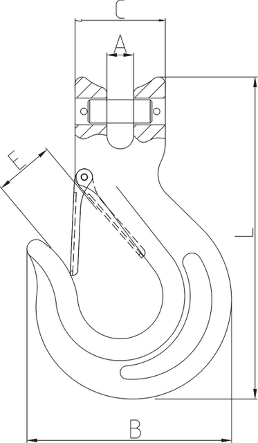 SF816-G80 Clevis Sling Hook