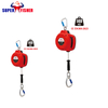 Anti-Fall New Design 6m 10m Retractable Wire Rope Type Fall Arrester for Outdoor Work Protection