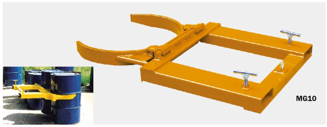 Heavy-Duty MG Forklift Automatic Grabber Drum Grab for Truck Clip Oil Drum
