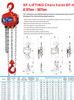 0.5Ton - 30Ton Manual Chain Hoist
