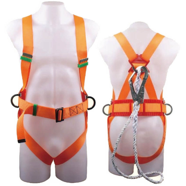 FULL BODY HARNESS WITH WITH ROPE AND HOOK