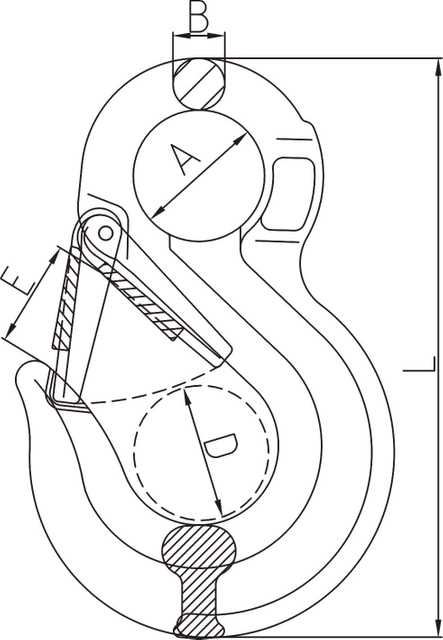 SF811-G80 Eye Sing Hook