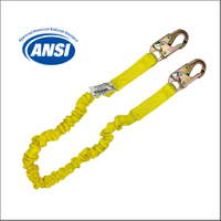 ELASTIC SINGLE LANYARD WITH ANSI Z359.13-2013