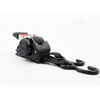 700KG Automatic Retractable Ratchet Tie Down Cargo Lashing Belt with Black Plastic S Hook