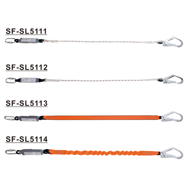 SINGLE LANYARD WITH ABSORBER WITH CE CERTIFICATE