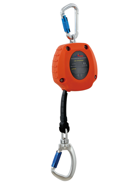 6 Meters En360 Safety Equipment Retractable Fall Arrester Self-Retracting Lifeline Arrest