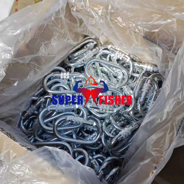 CE Certified Fall Protector Arrest Steel Snap Hook Outdoor Climbing Safety Harness Lanyard Carabiner / Karabiner