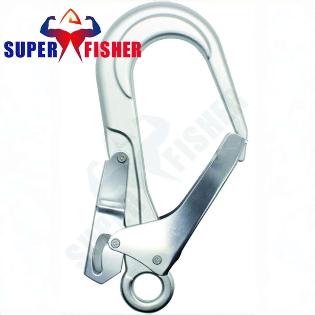 Factory Fall Protector Arrest Safety Harness Lanyard Aluminium Snap Hook Carabiner /Karabiner