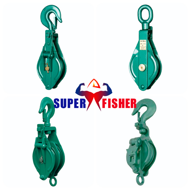 Heavy Duty Marine Rigging Hardware Cy Snatch Block Hand Pulley Puller Hook Type Single Sheave