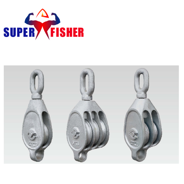 Cy Snatch Block Hand Pulley Puller Hook Type Single Sheave