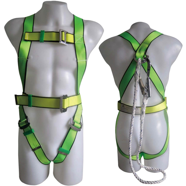 FULL BODY HARNESS WITH WITH ROPE AND HOOK