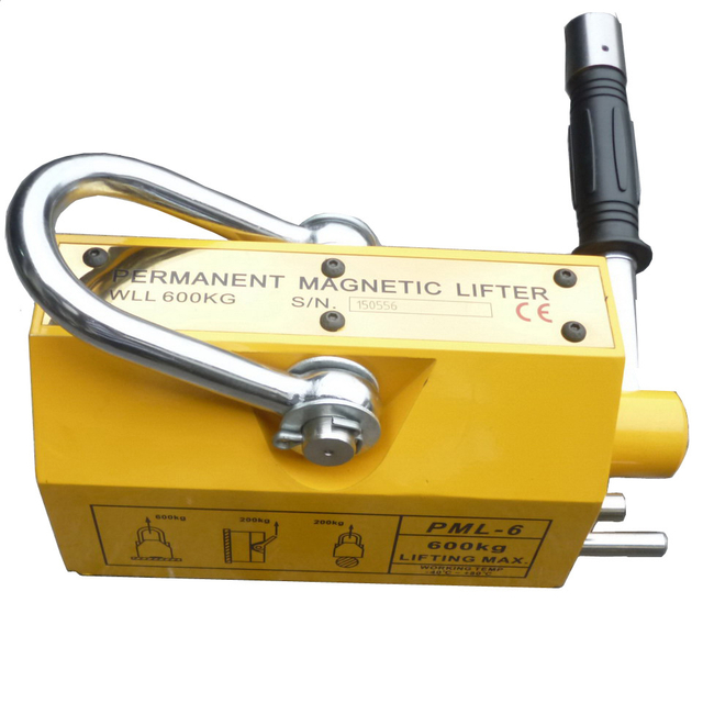 Powerful Pml Permanent Manual Magnetic Lifter for Heavy-Duty Industrial Use Capacity 100kg