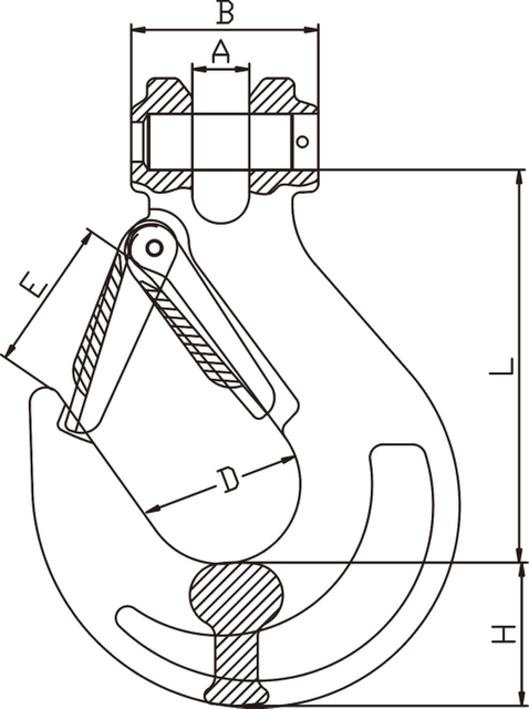 SF815-G80 Clevis Sling Hook