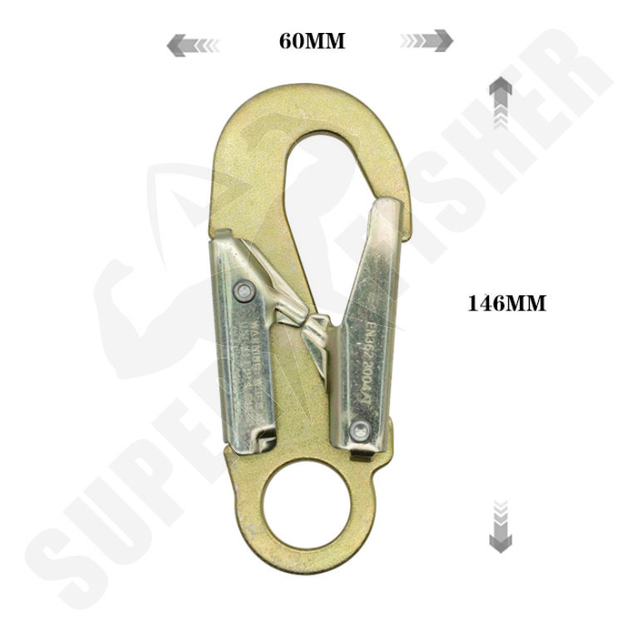 ANSI / CSA Standard Fall Protector Arrest Steel Stamping Snap Hook for Safety Harness Belt Lanyard Carabiner /Karabiner