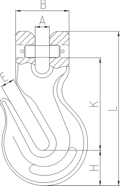 SF818-G80 Clevis Grab Hook