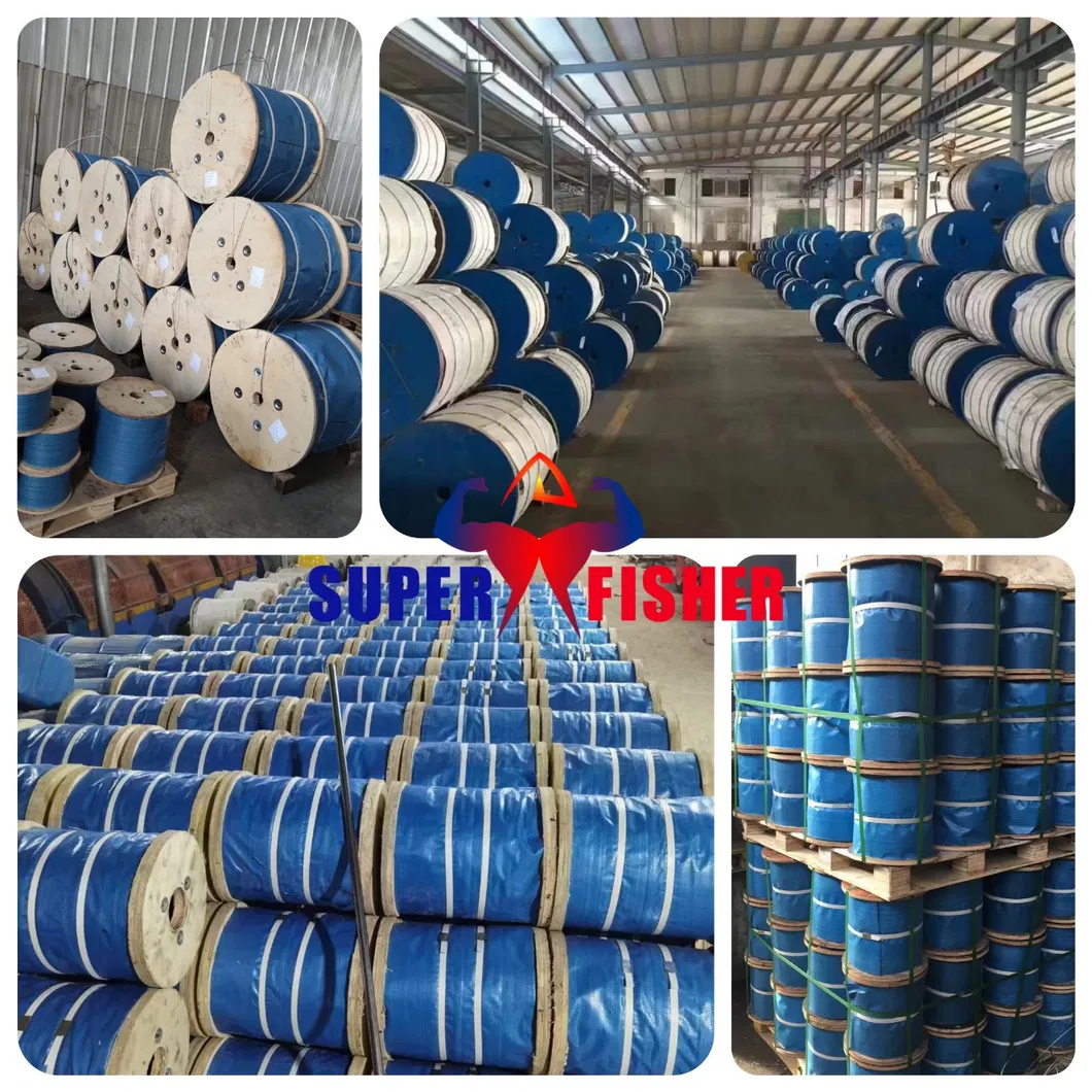 Moisture-proof Wooden Reels and Pallet Packaging in Wire Rope Warehouse