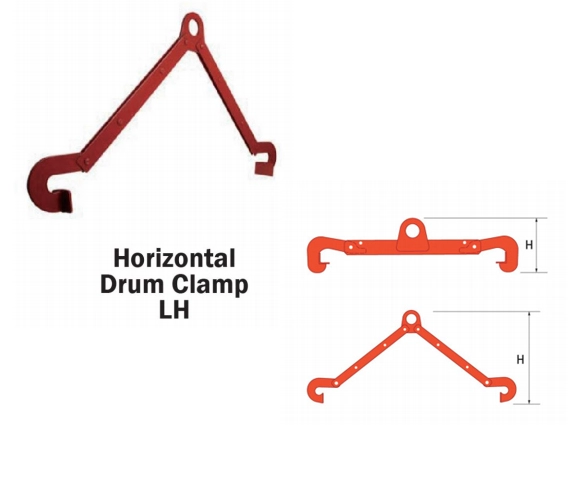 Customized Precision 500kg LR/LH Vertical Horizontal Oil Drum Lifting Clamp with Lid