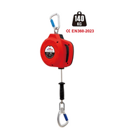 Lifeline Design En360-2023 Retractable Fall Arrester with 5mm Stainless Steel Wire Rope