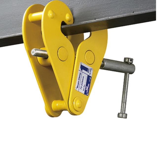 10 Ton Capacity Pipe Lifter Lifting Beam Clamp with Durable Forged Design