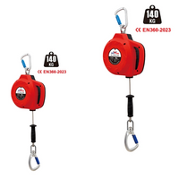 EN360-2023 Certified Retractable Fall Arrester with 6m 10m Wire Rope