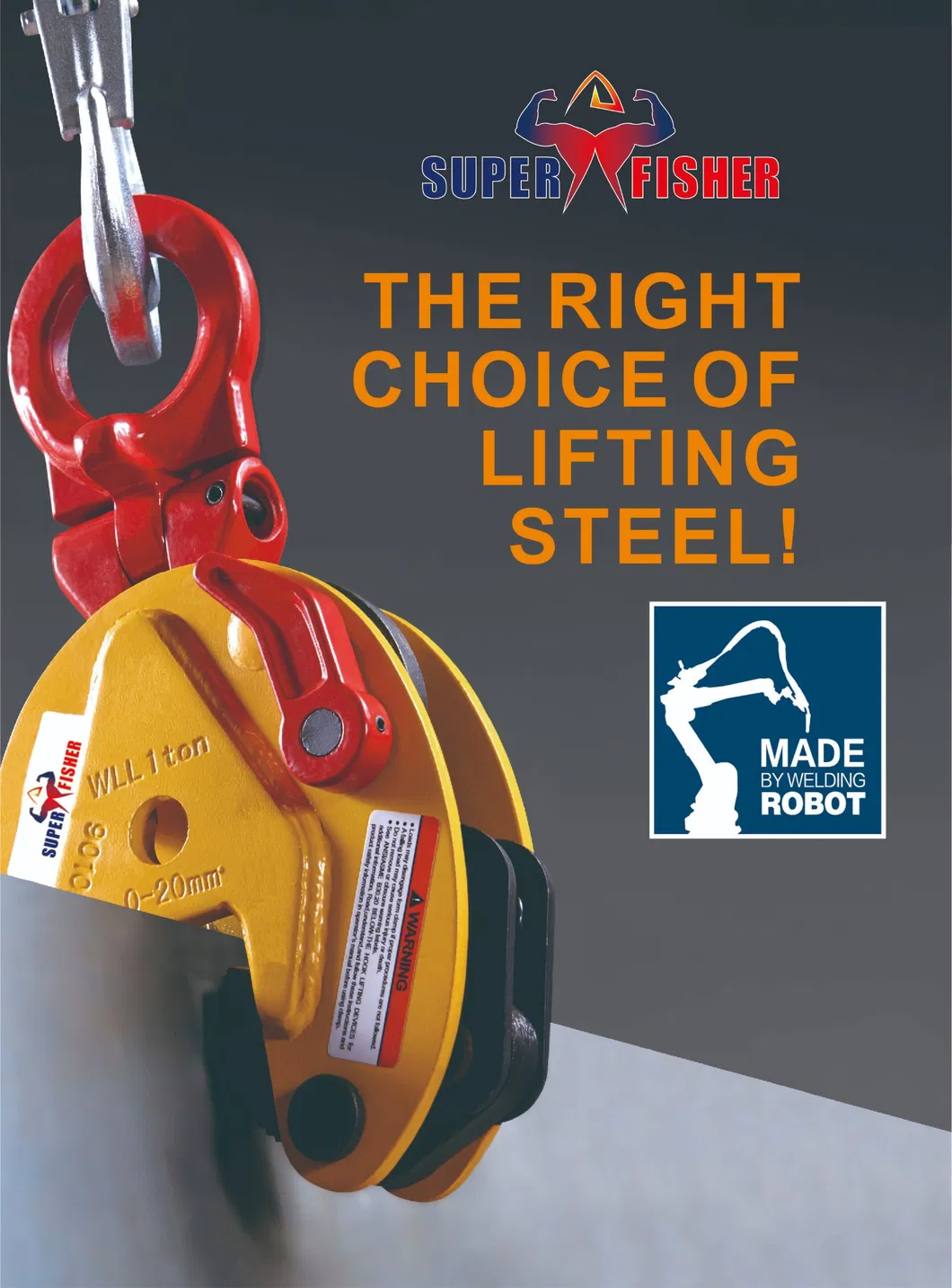 Alloy steel CD universal plate clamp for heavy lifting horizontal and vertical