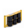 Heavy Duty Hand Cargo Tank Trolley Roller Skates Combined Transport Tanks