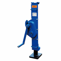 Heavy-Duty Mechanical Steel Jack with Folding Handle for Lifting Equipment