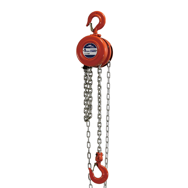 1000 Kgs Circle Type Chain Block Hoist with G80 Chain for Lifting-Equipment