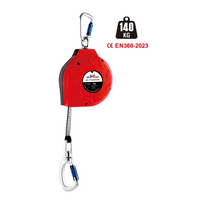 Manufacturer Price 6m 3.5kg Webbing Type Safety Lifeline Retractable Fall Arrester En360-2023 Standard
